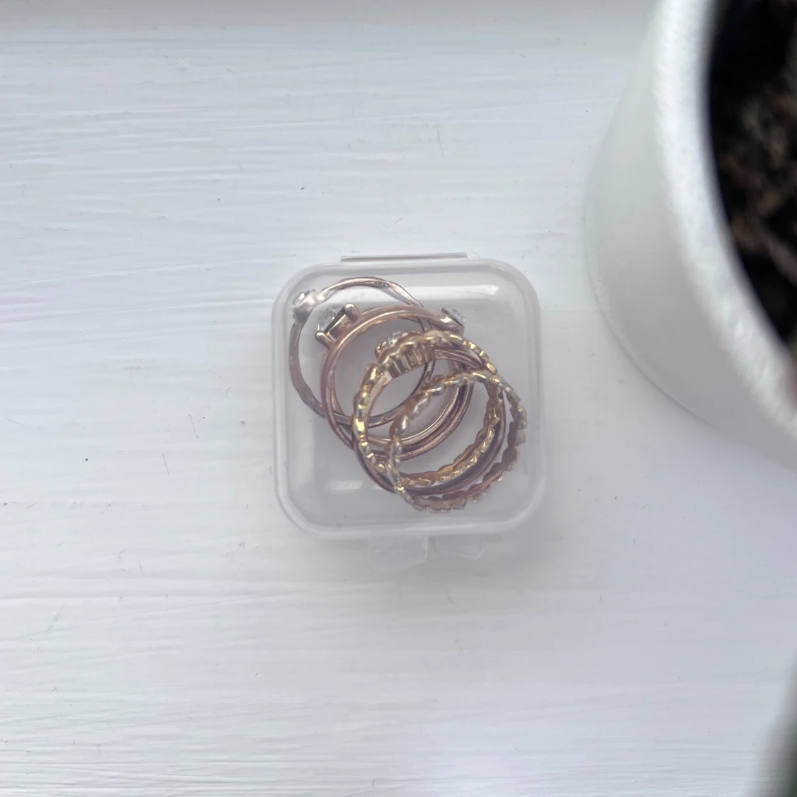 Sex ringar i guld- och silverfärg - 4