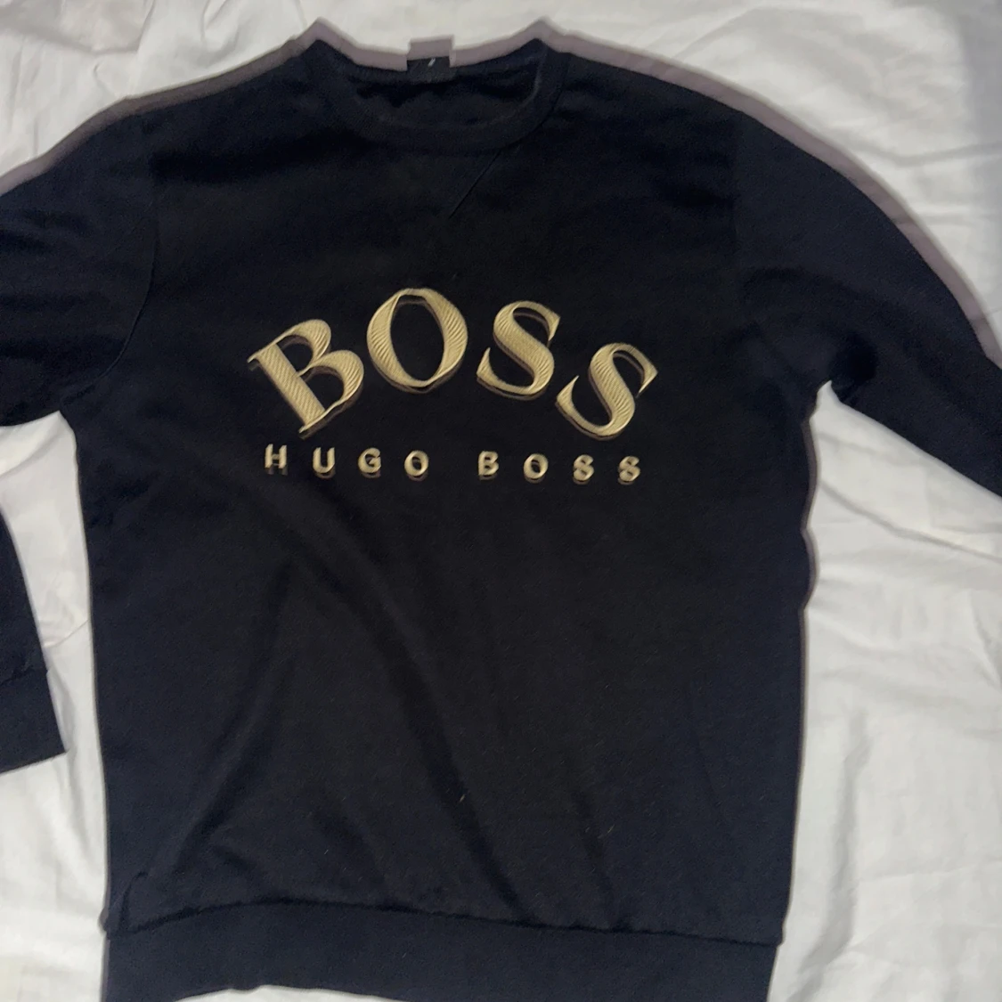Svart sweatshirt från Hugo Boss