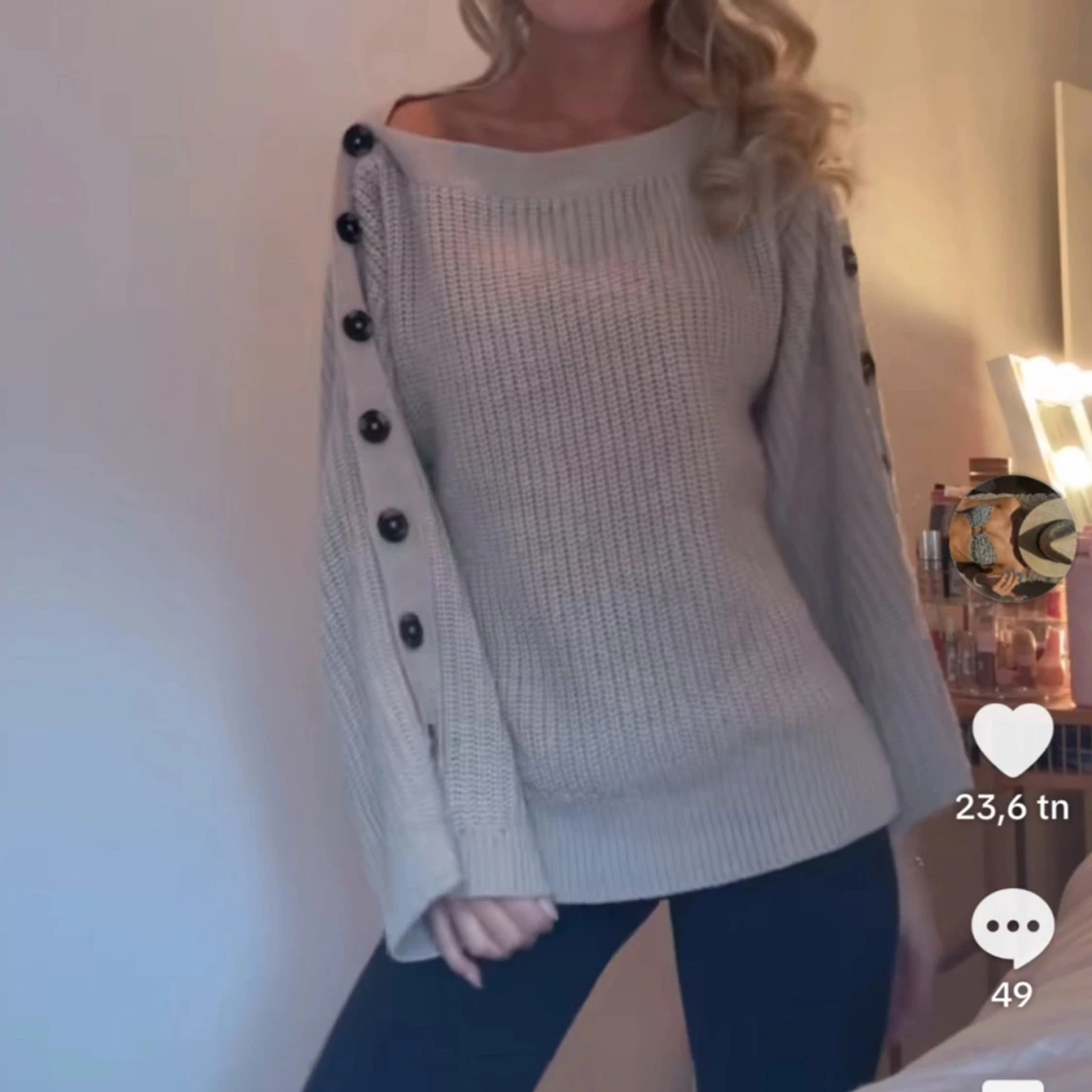 Sååå najs stickad tröja  - 91