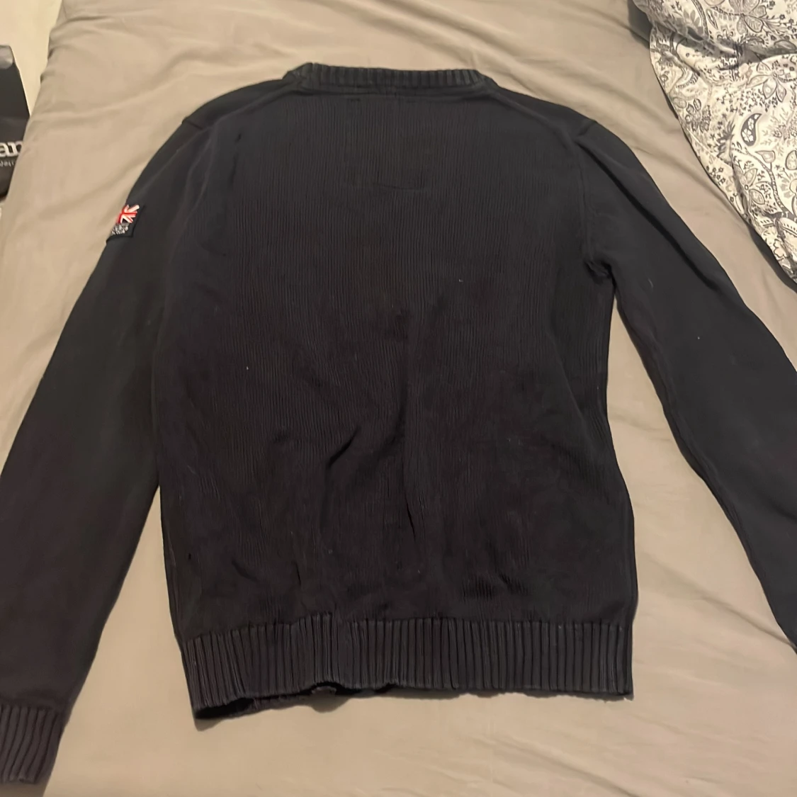 Svart stickad tröja Morris 1968 - 1