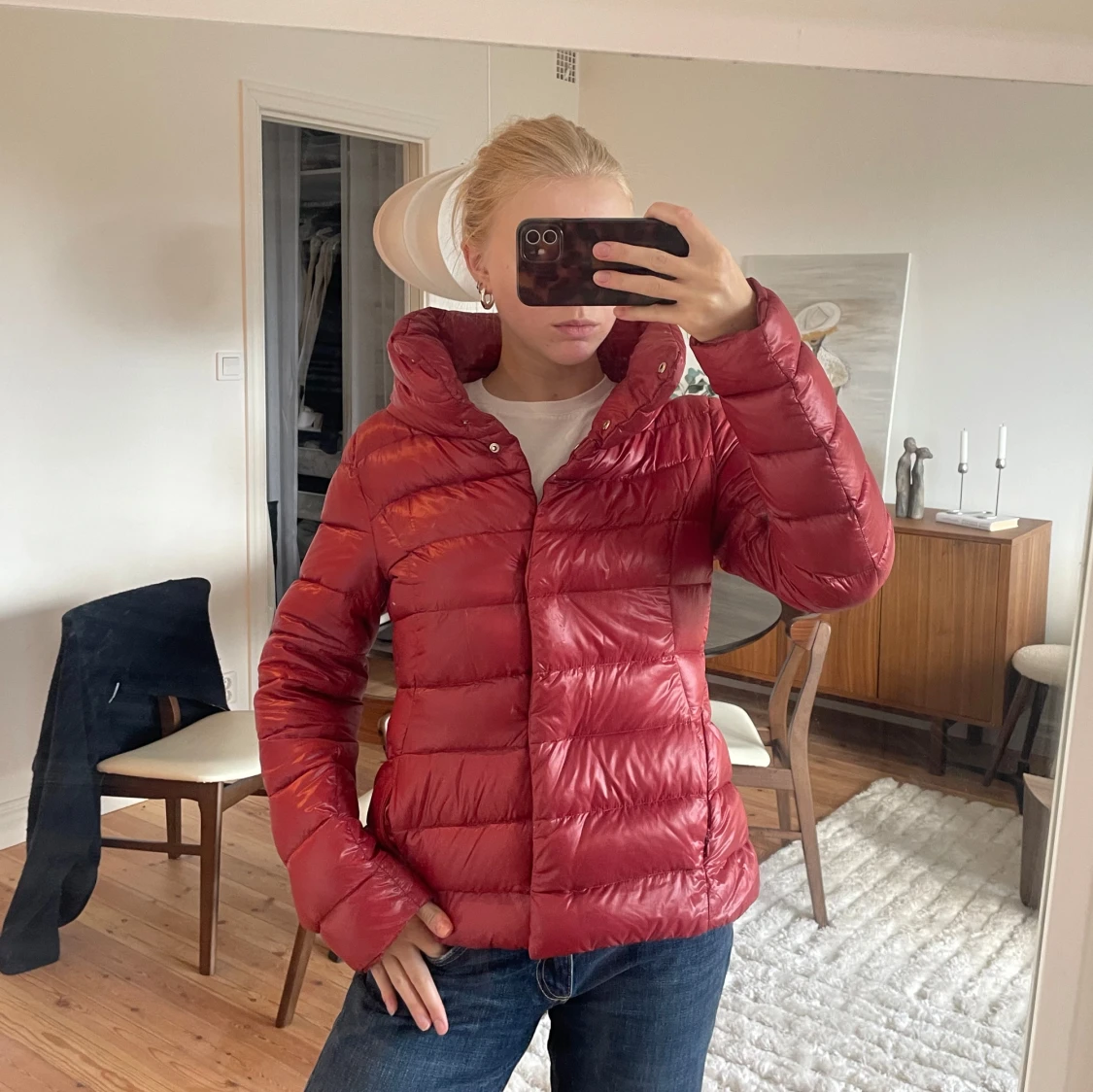 Röd pufferjacka från Herno - 2