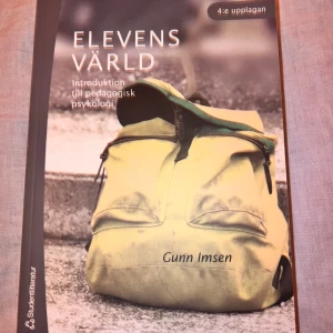 Elevens värld: Introduktion till pedagogisk psykologi - Upptäck hur det är att vara ung i dagens skola! Den här boken ger en spännande introduktion till pedagogisk psykologi, med fokus på lärande, motivation och skolmiljö. Perfekt för dig som pluggar till lärare eller är nyfiken på hur skolan fungerar.