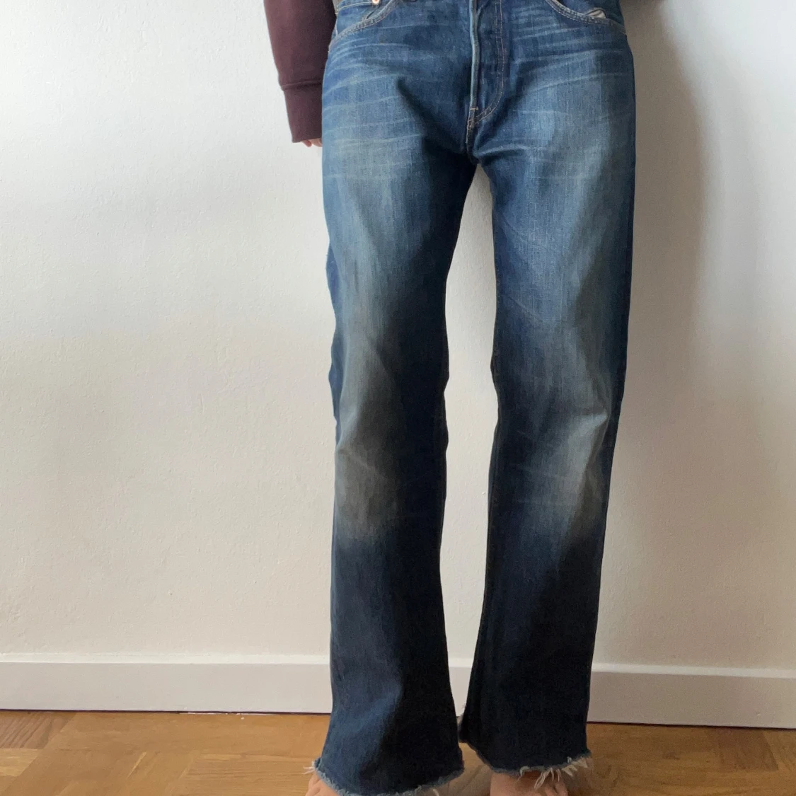 Levi's 501 blå jeans bootcut - 2