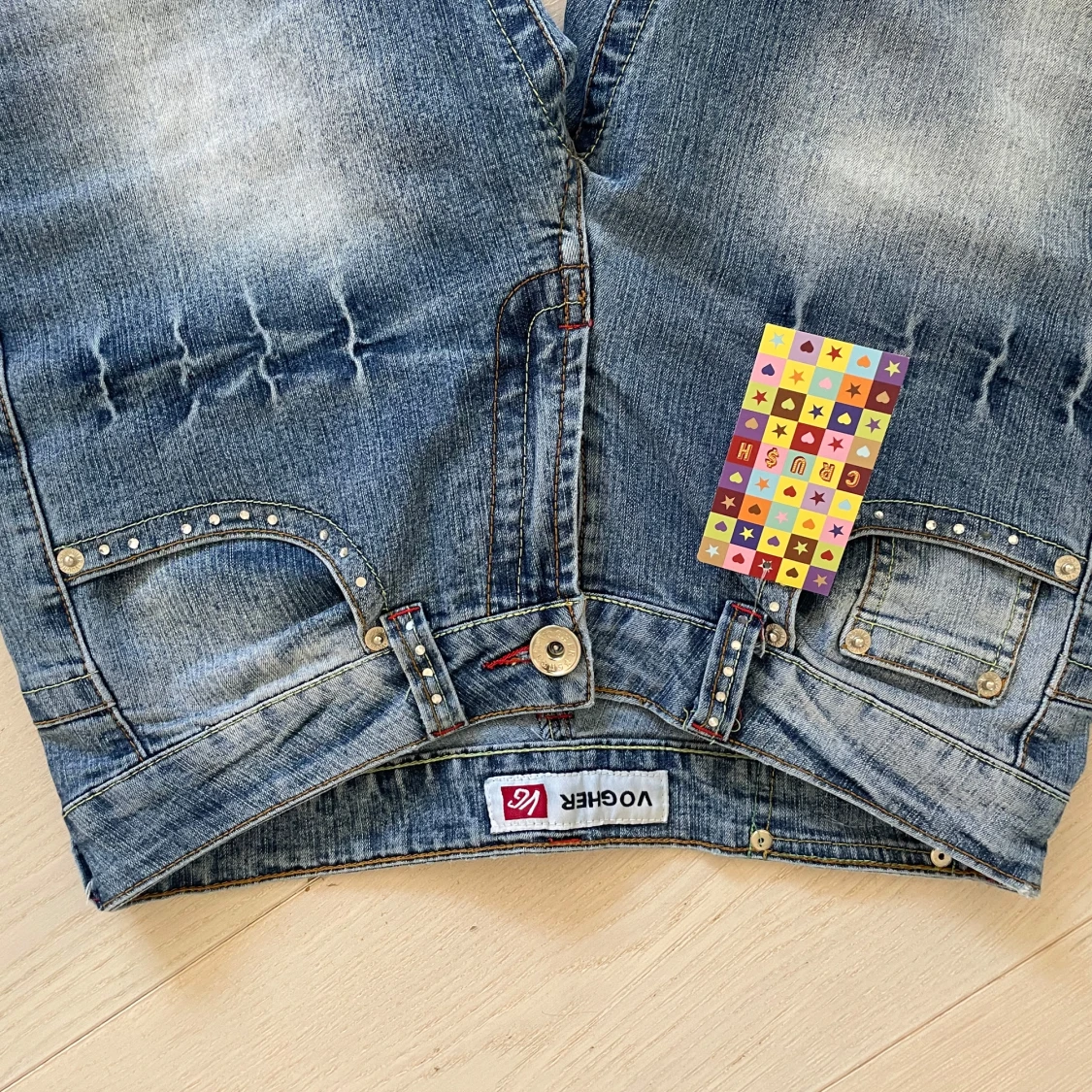 Lågmidjade bootcut jeans - 2