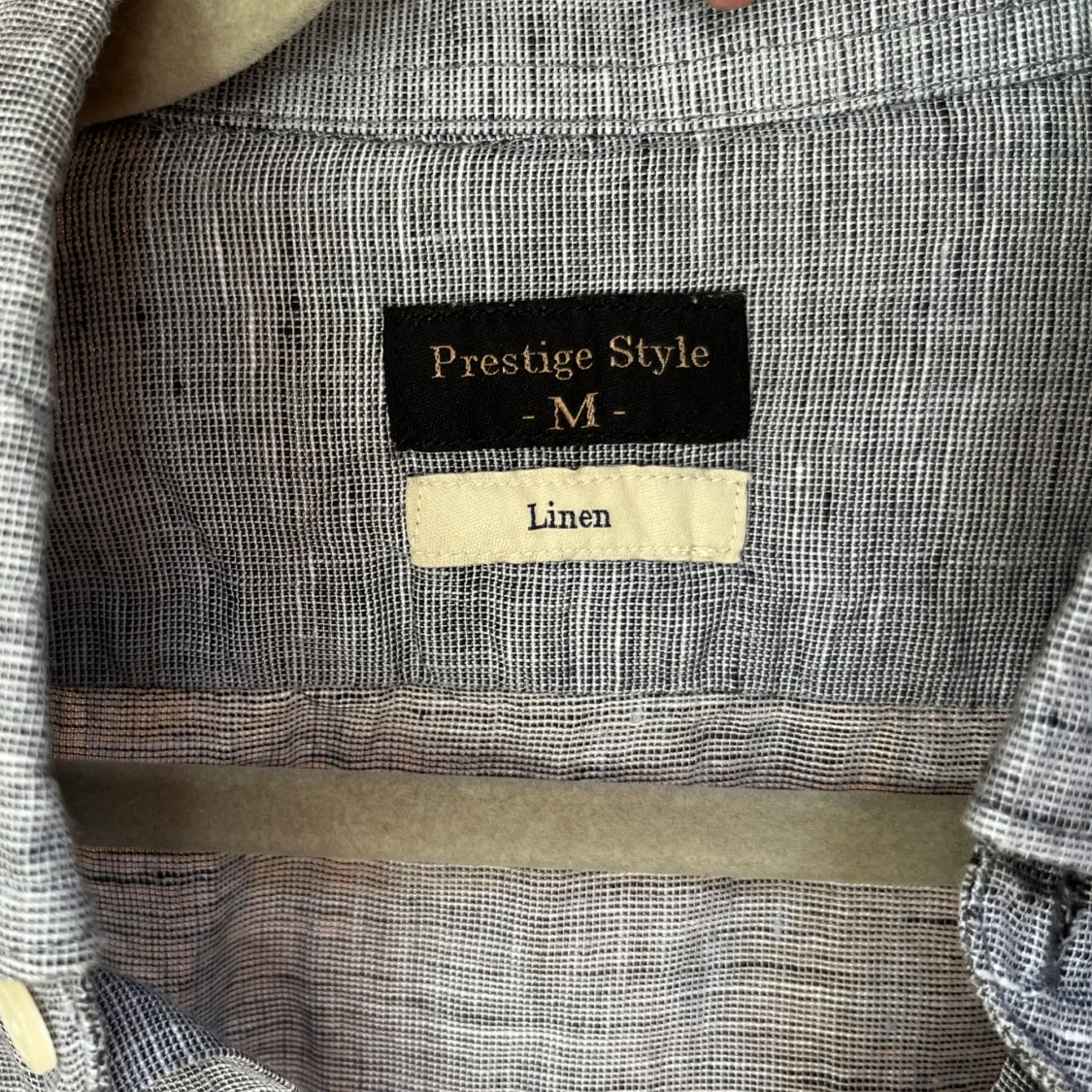 Grå linneskjorta från Prestige Style - 2