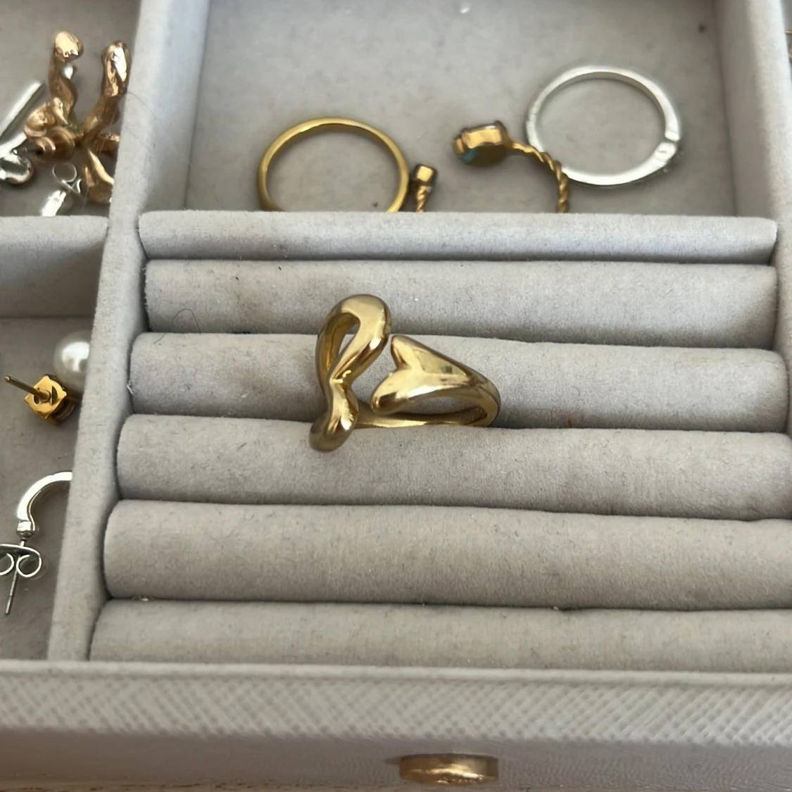 Rostfri ring💗 - 1