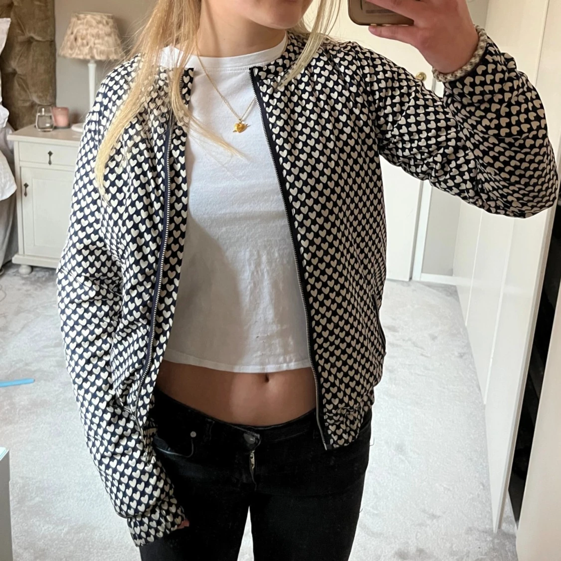 Mönstrad vår jacka - 1