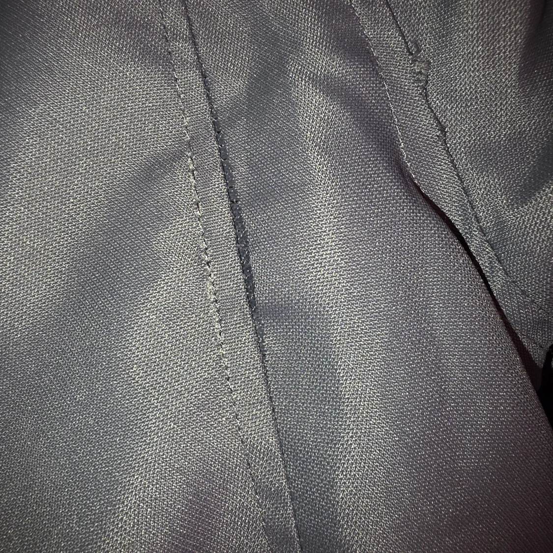 Marinblå parkasjacka med fuskpäls från ONLY - 4