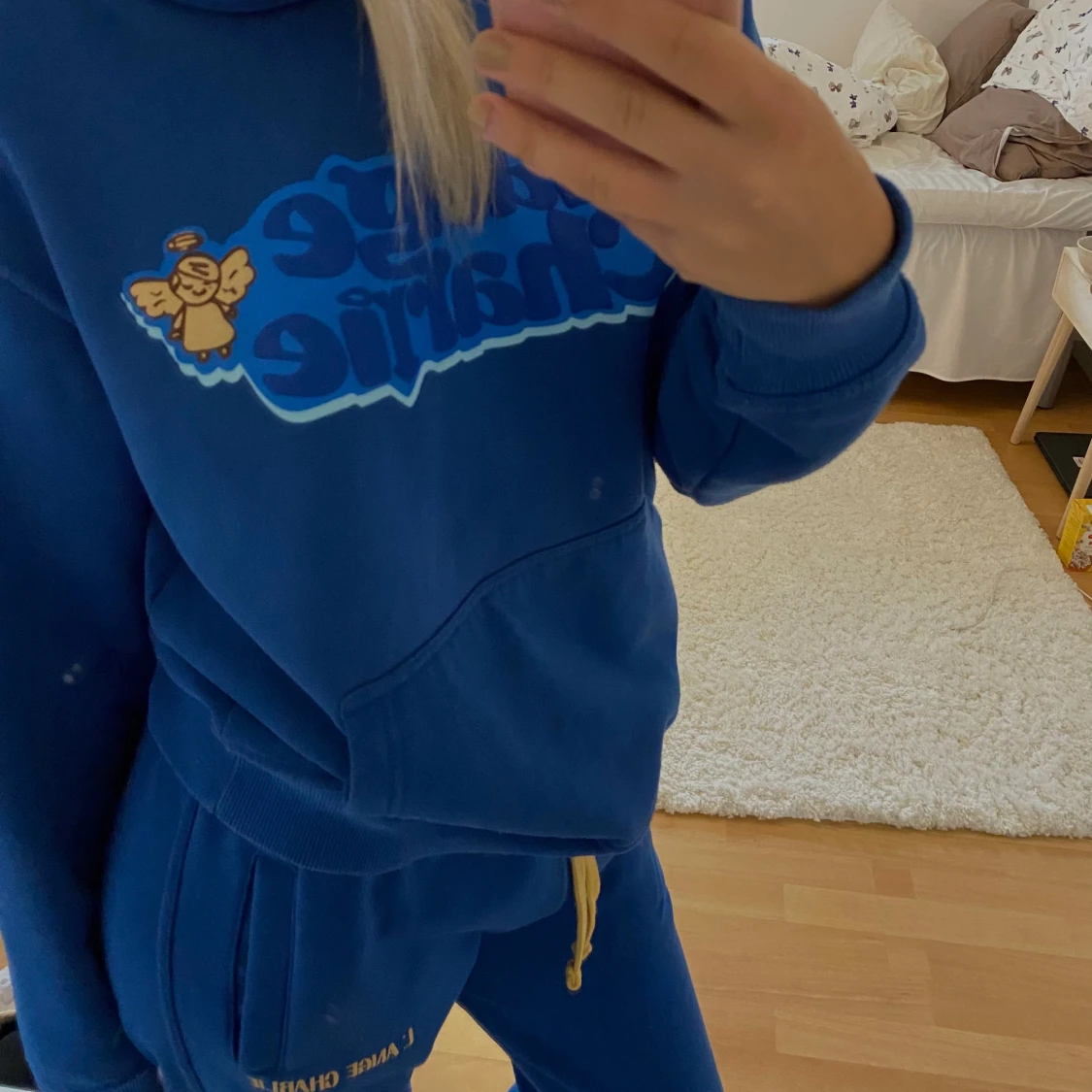 Mjukis Sett L'Ange Charlie med tryck - 1