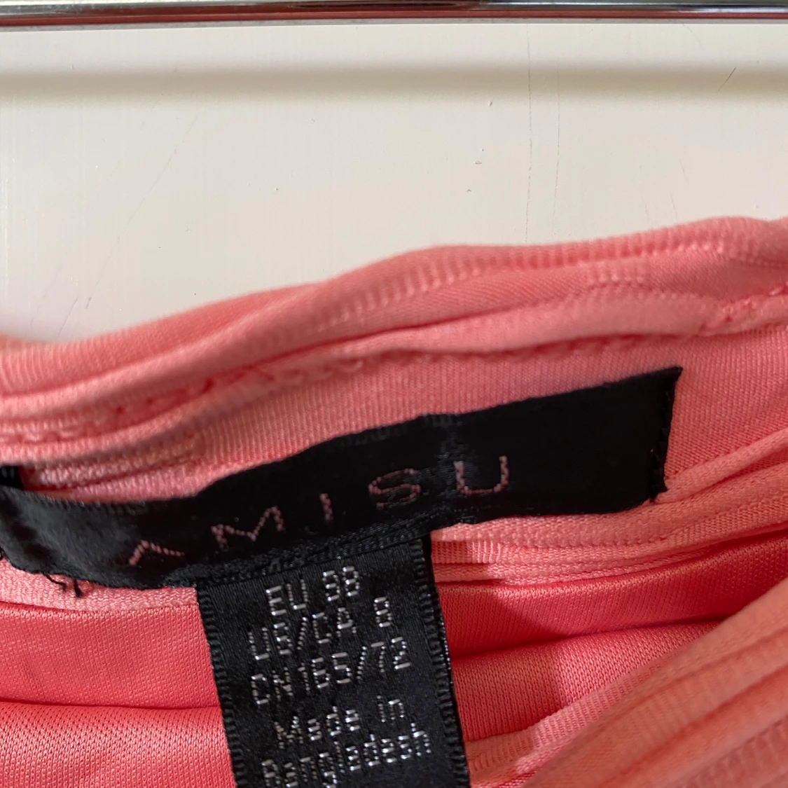 Rosa kortkjol med strukturmönster - 4