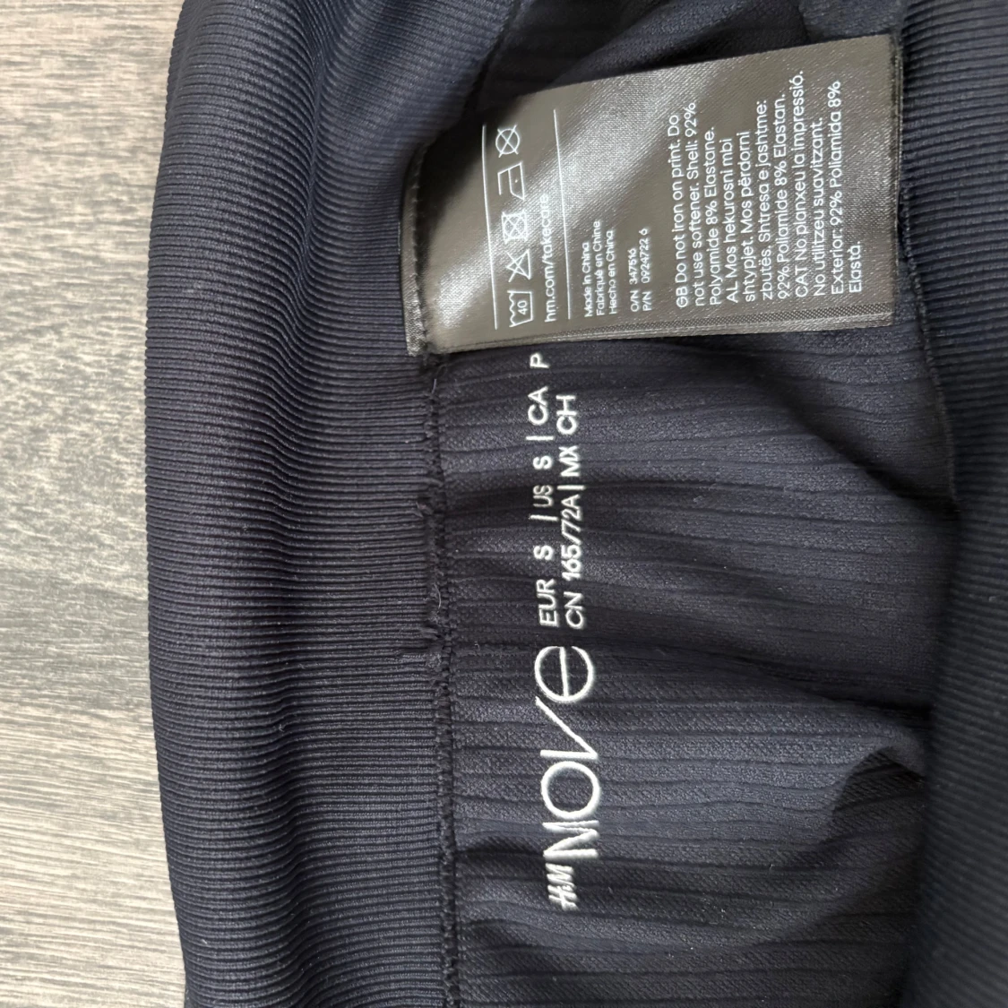 Marinblå träningstights - 90