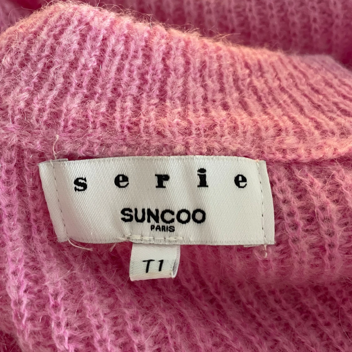 Rosa stickad tröja från Suncoo Paris - 2