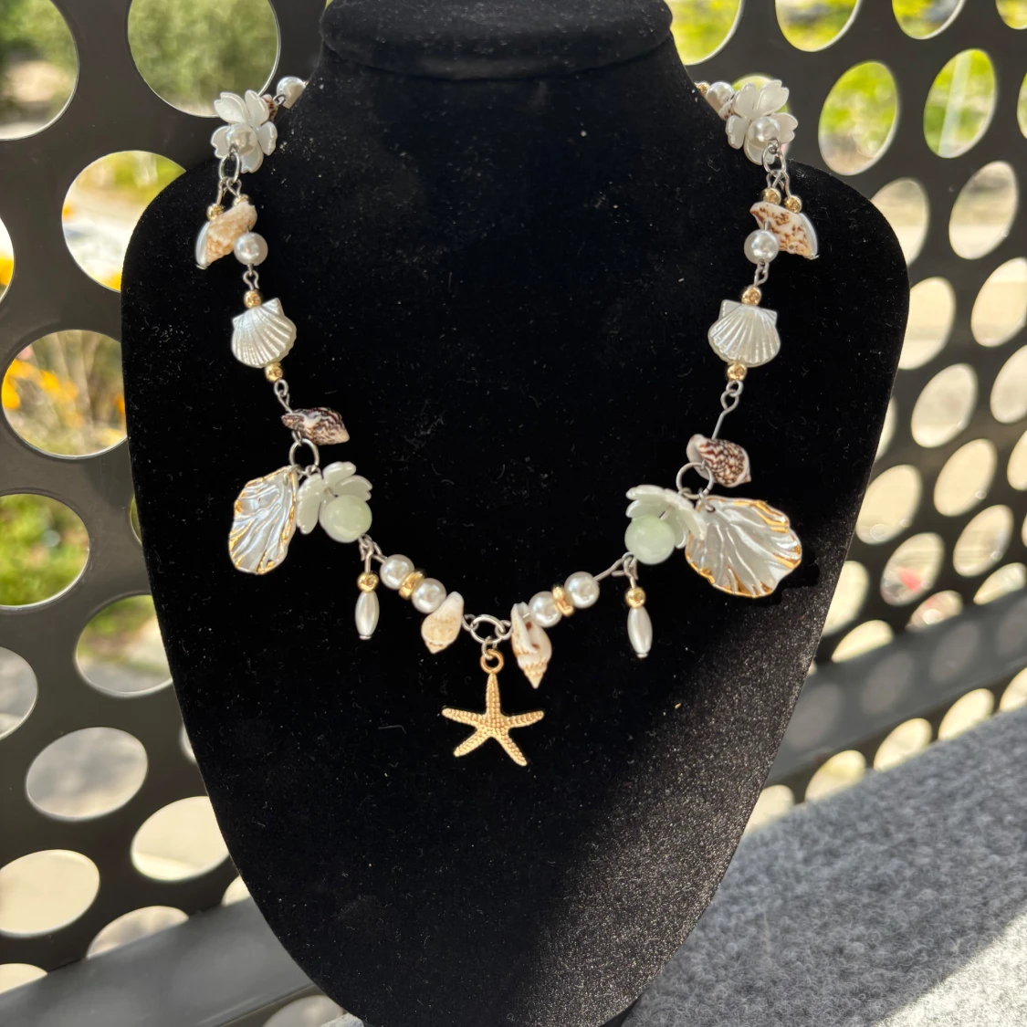Halsband med snäckor och stjärna - 2