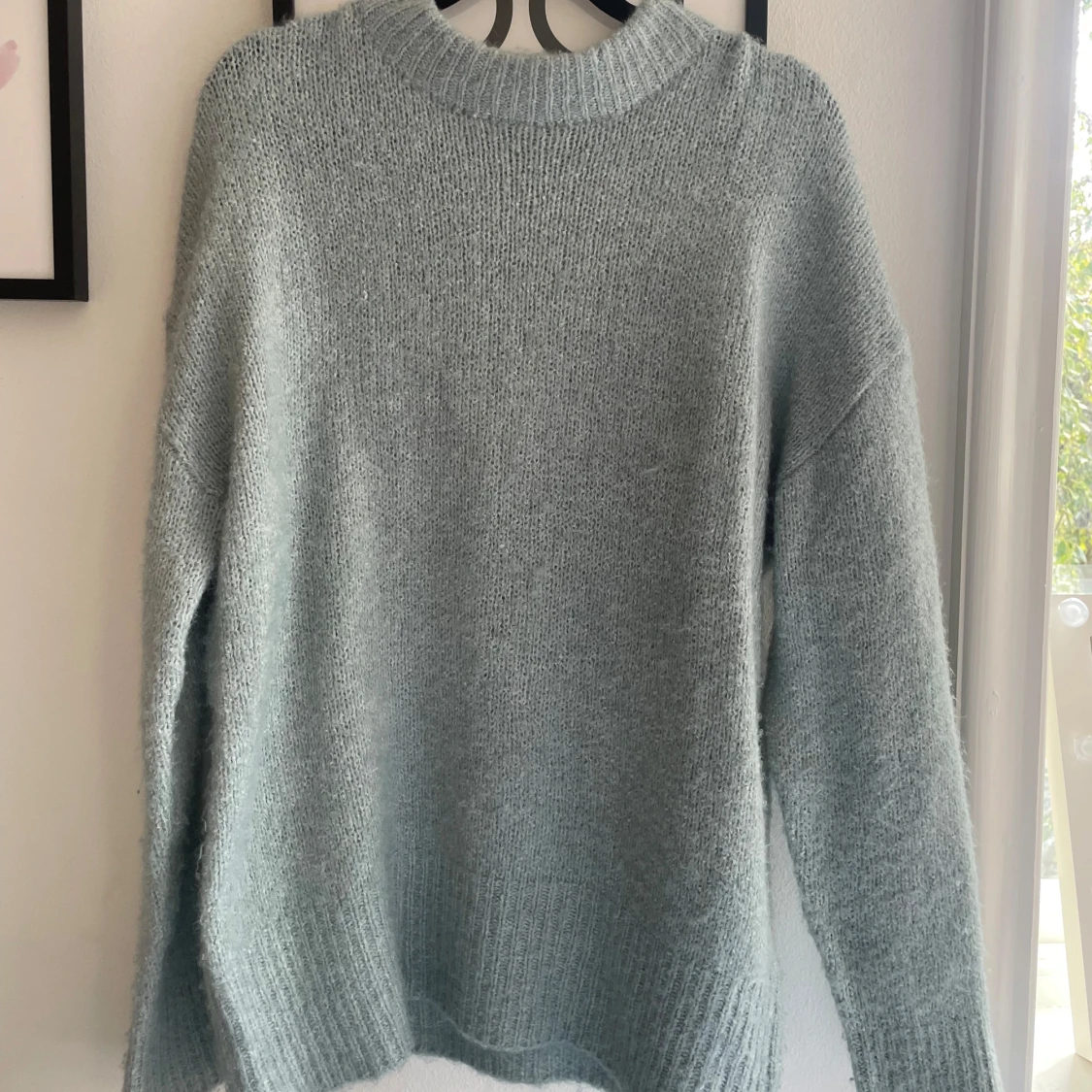 Ljusgrå stickad tröja från 157 - 2