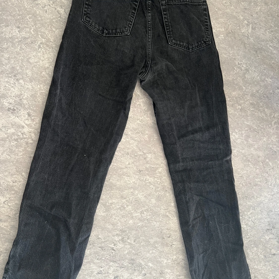 Svarta straight jeans - 2