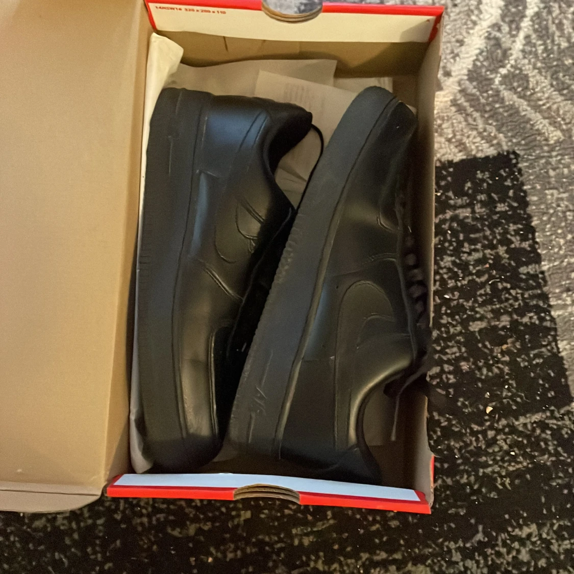 Svarta Nike Air Force 1 sneakers - 3