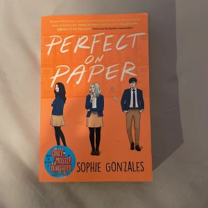 Perfect on Paper - En ungdomsroman på engelska om Darcy Phillips som driver en anonym rådgivningstjänst om relationer på sin skola. Perfekt för dig som gillar romantik och drama.