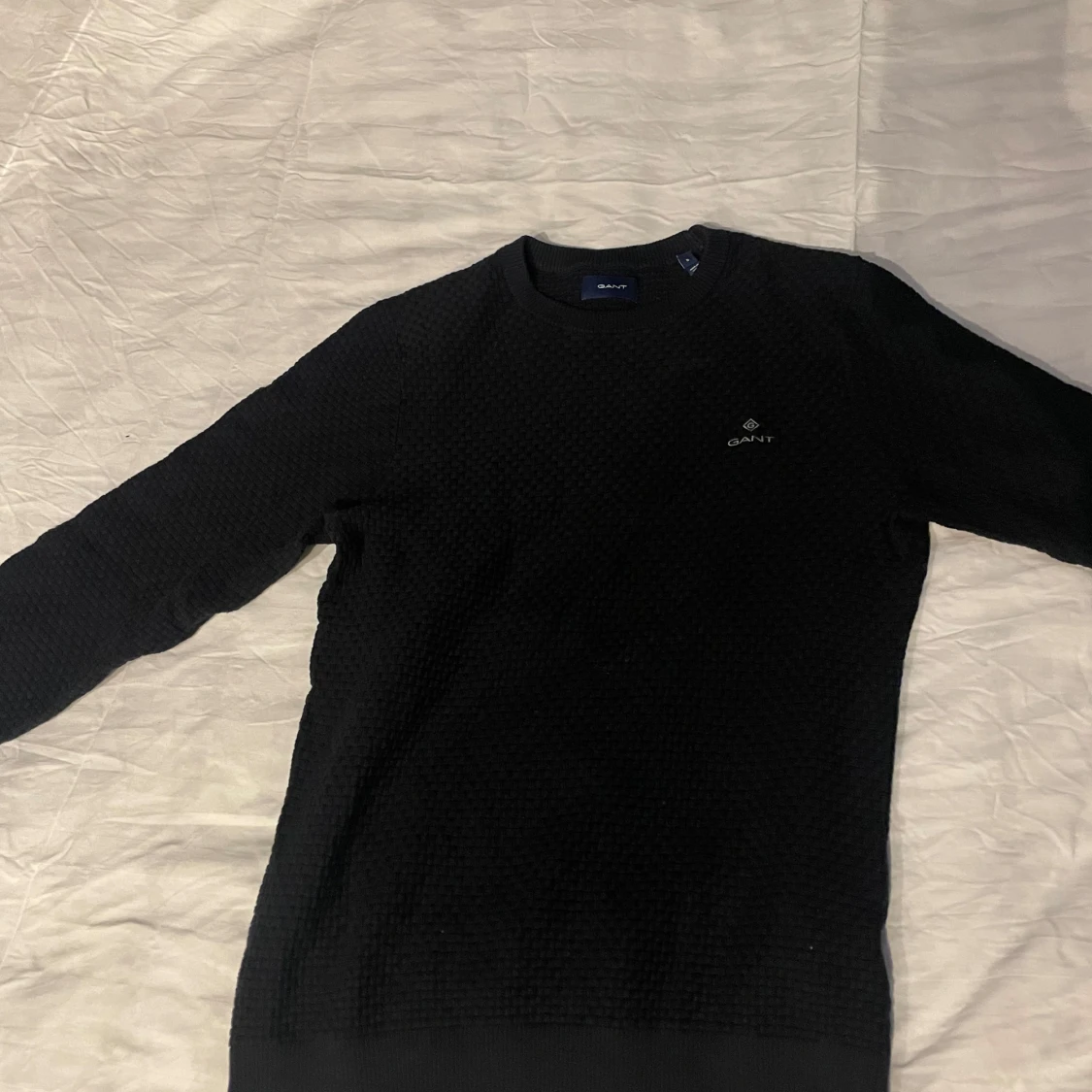 Svart stickad tröja från GANT - 1