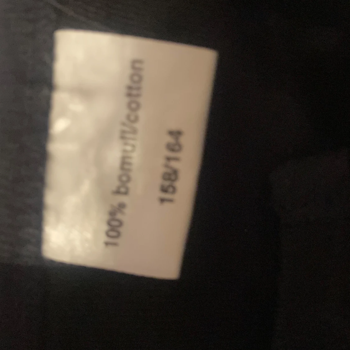 Svart långärmad tröja i bomull - 2