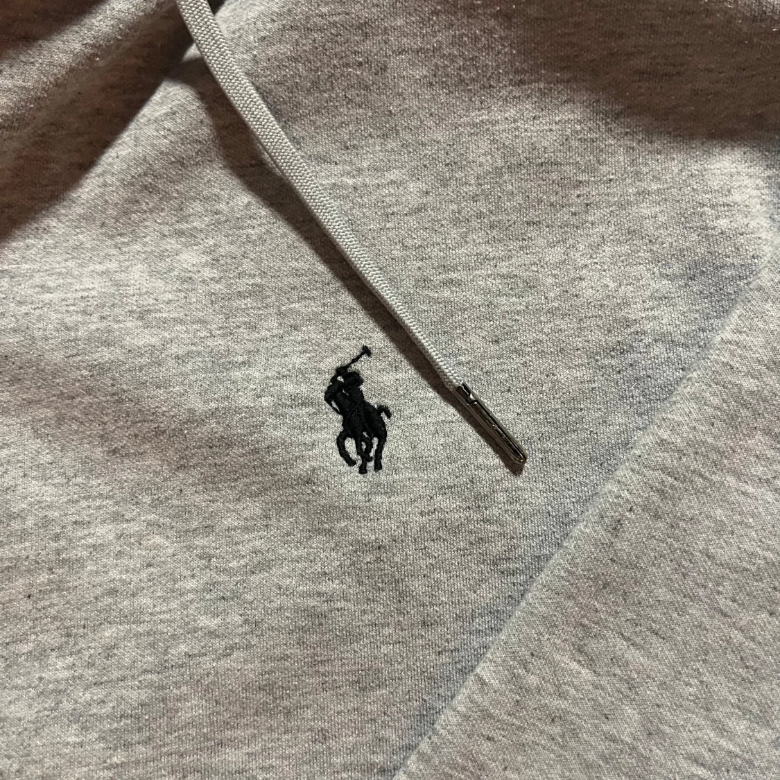 Grå hoodie med dragkedja från Polo Ralph Lauren - 3