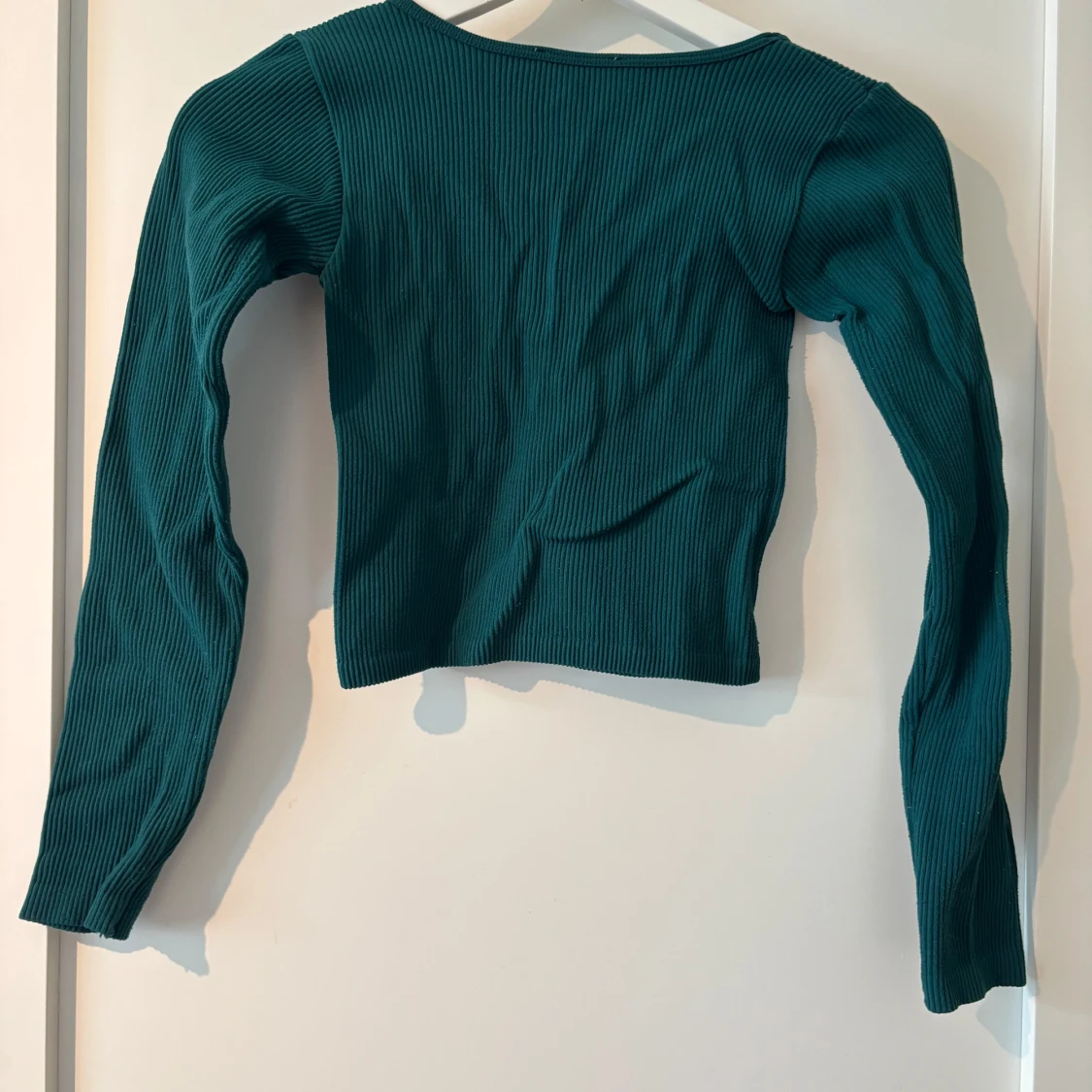 Grön ribbad topp  - 1
