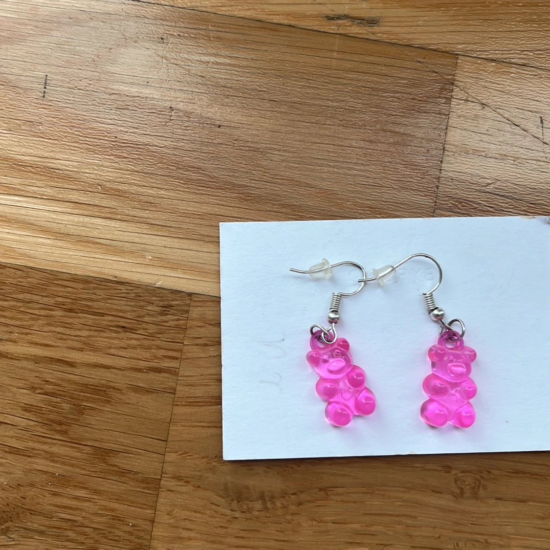 Rosa gelébjörnar örhängen - 1