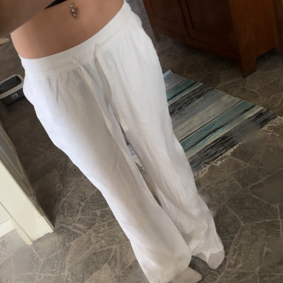 Vita linnebyxor från Soyaconcept( nypris 500kr) - 3