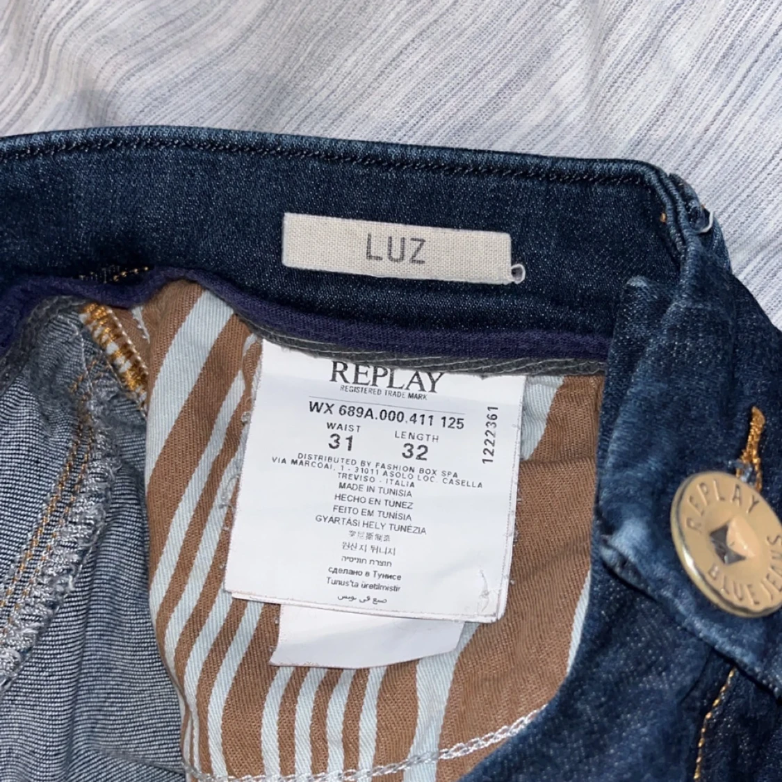 Replay skinnystrecth jeans mörkblå herr - 3