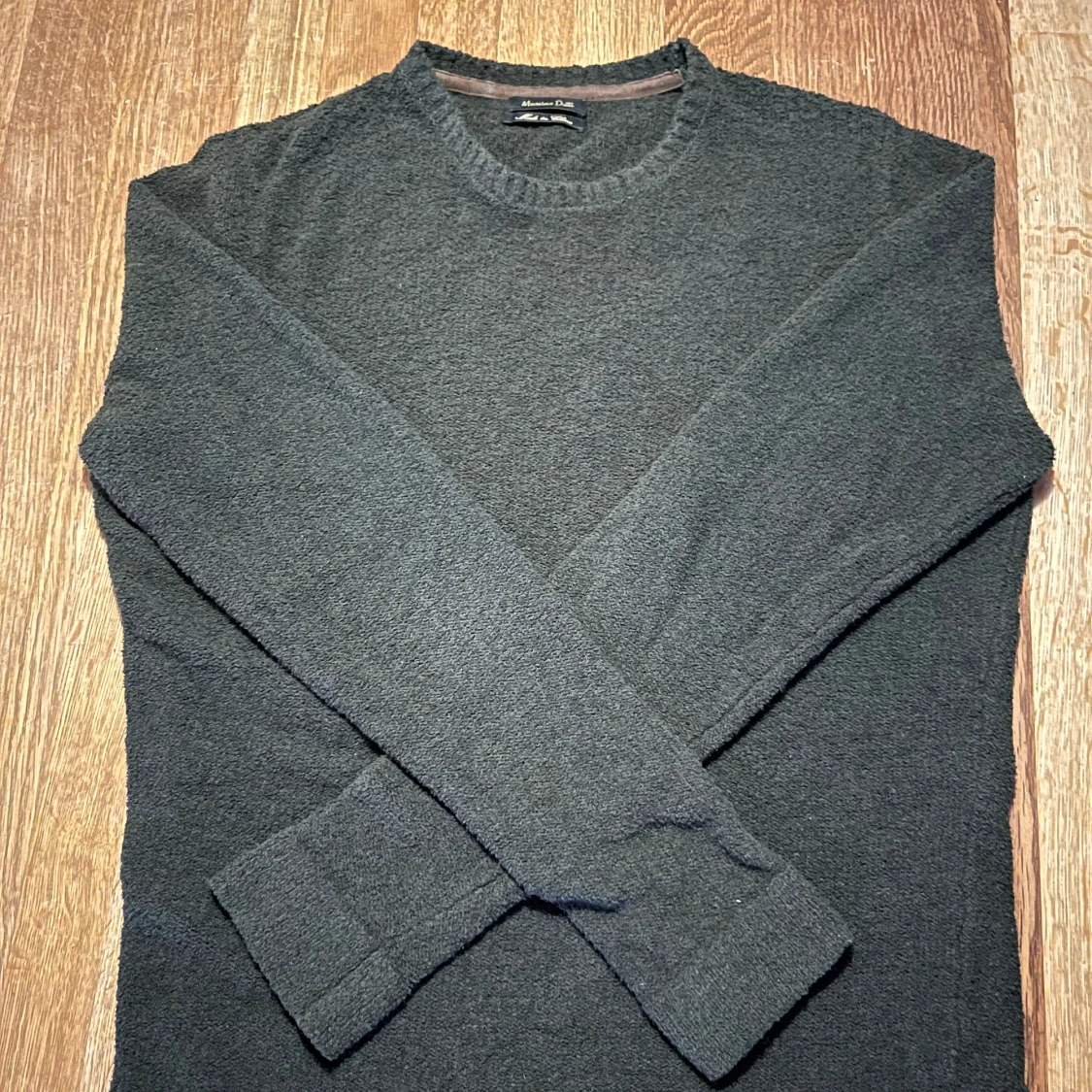 Mörkgrå stickad tröja Massimo Dutti - 2