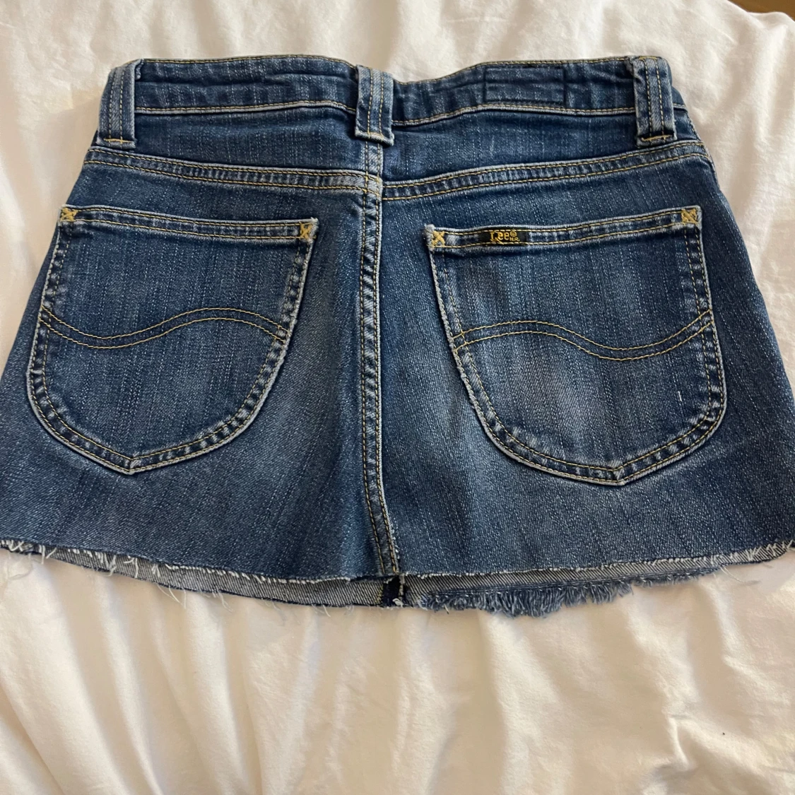 Blå jeanskjol från Lee - 1