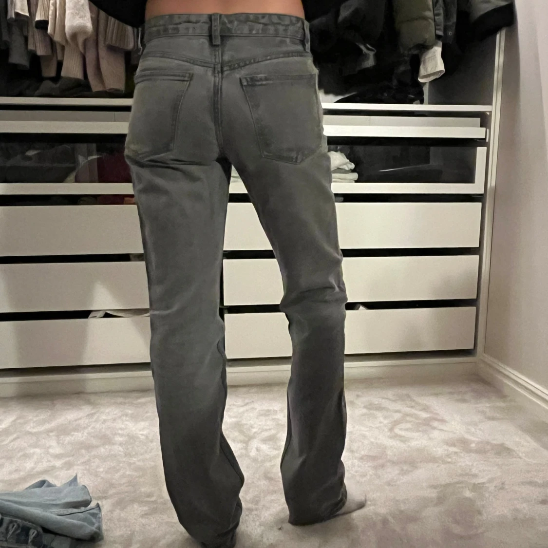 Grå jeans - 1