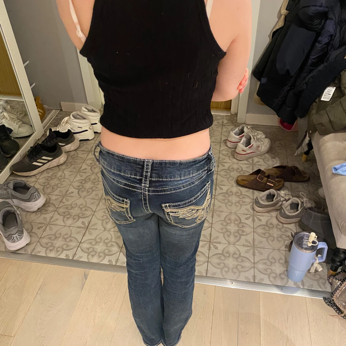 Två ribbade linnen - 1