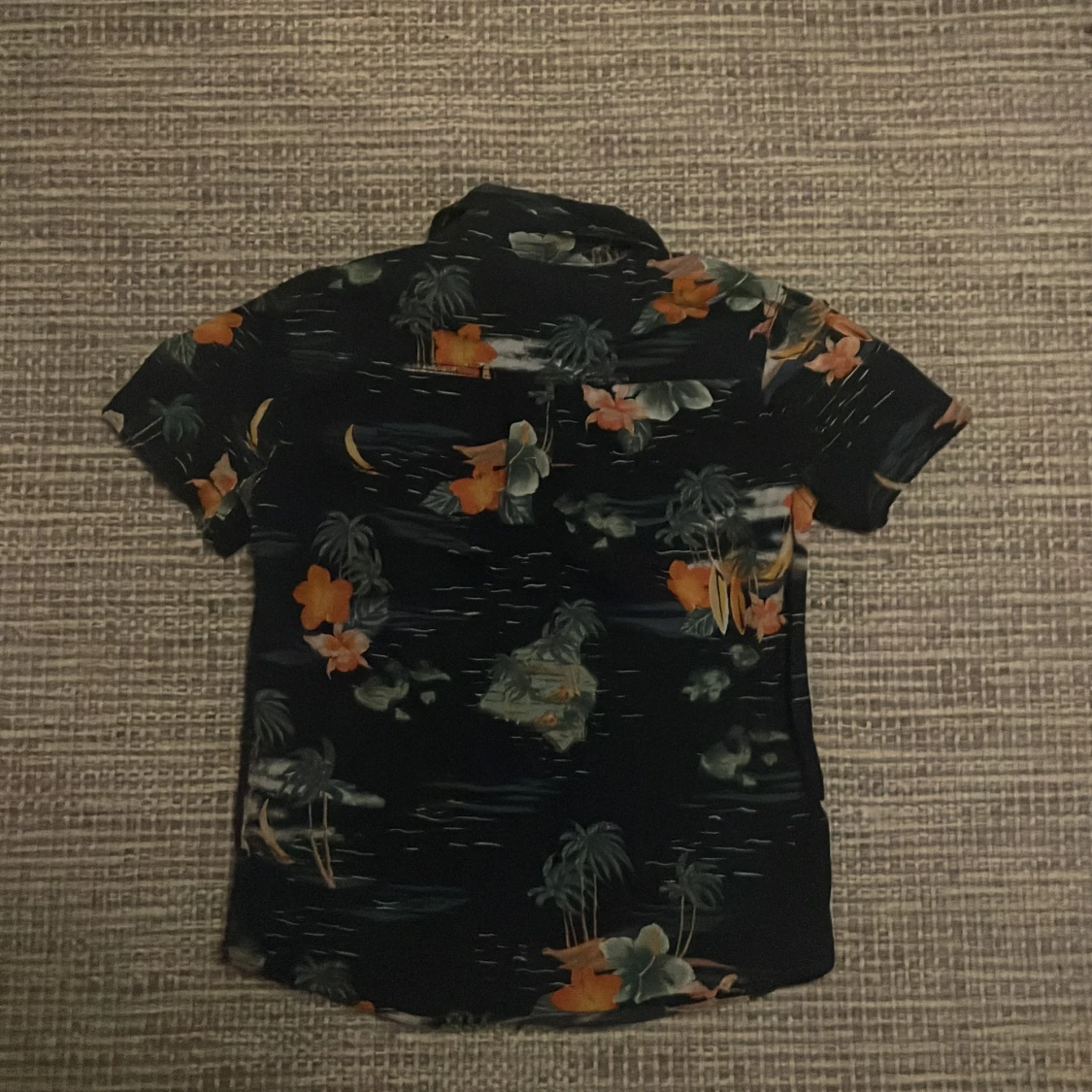 Mönstrad kortärmad skjorta - 1