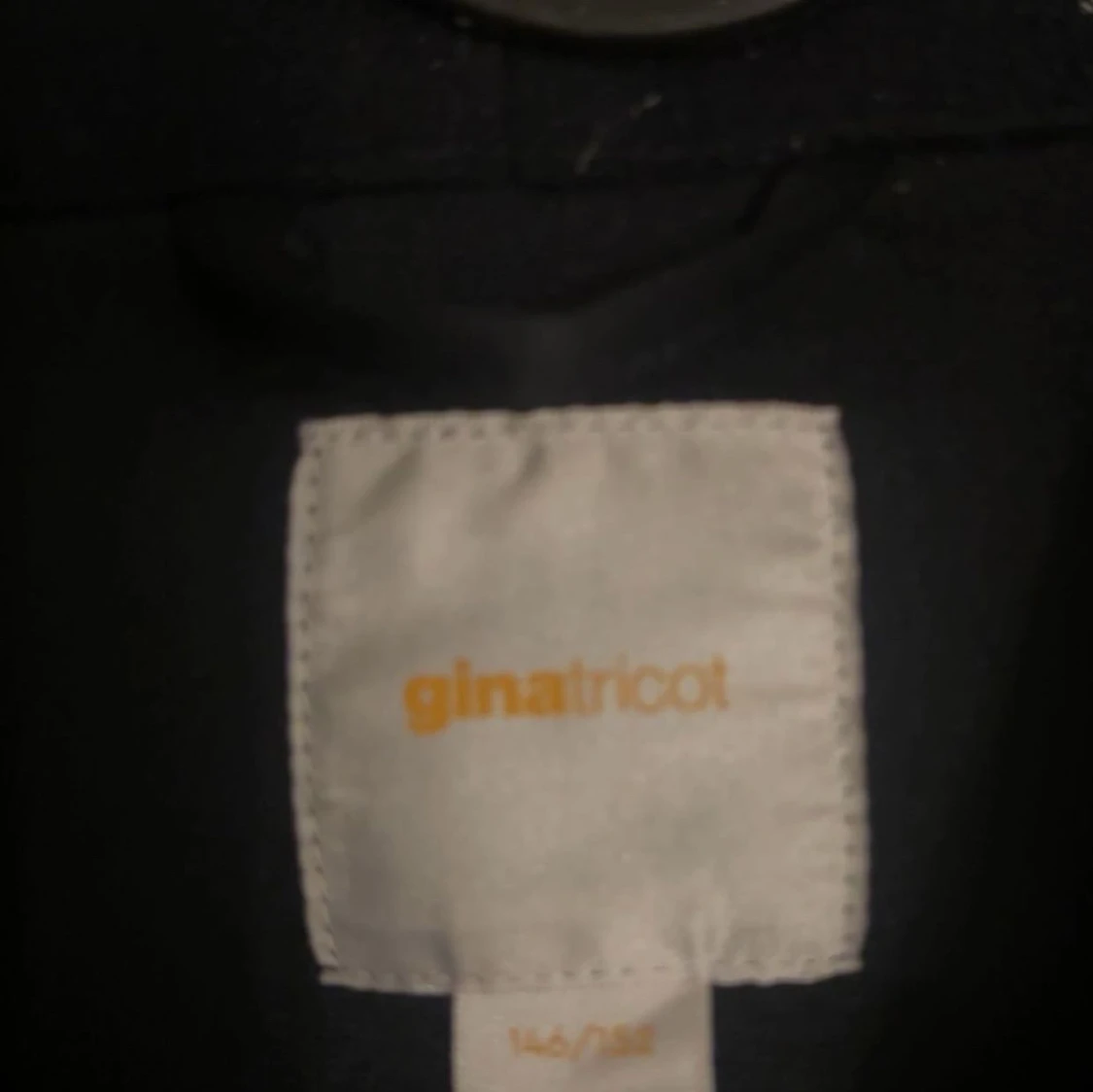 Mörkblå kappa från Gina Tricot - 1