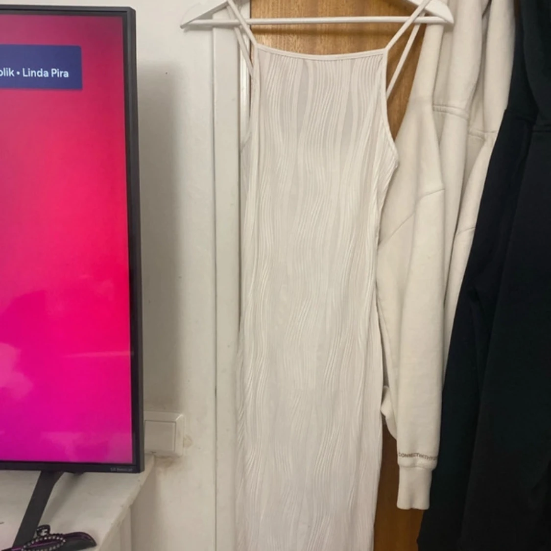 Vit långklänning från Shein