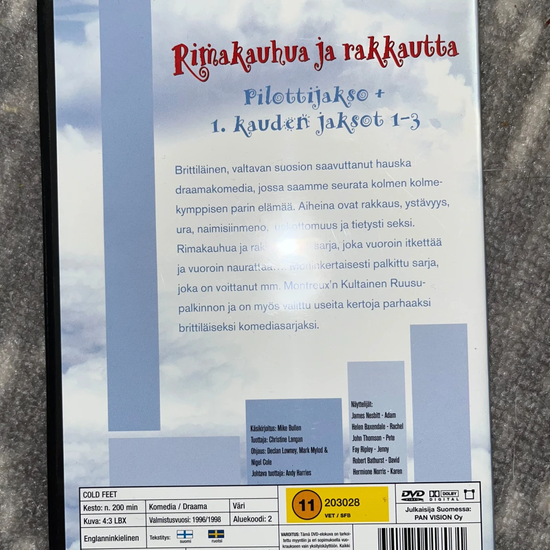 Rimakauhua ja rakkautta dvd - 1