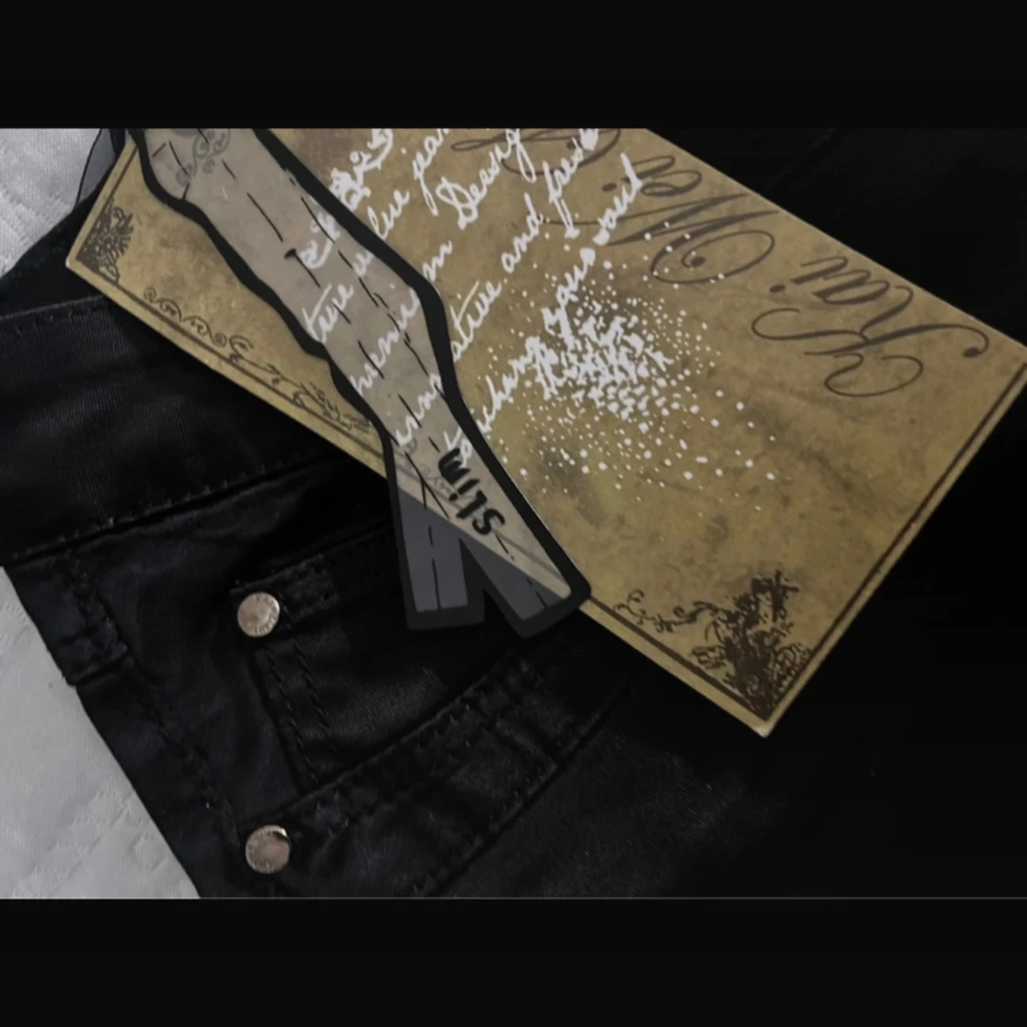 Svarta skin jeans från Kaiweishi - 3