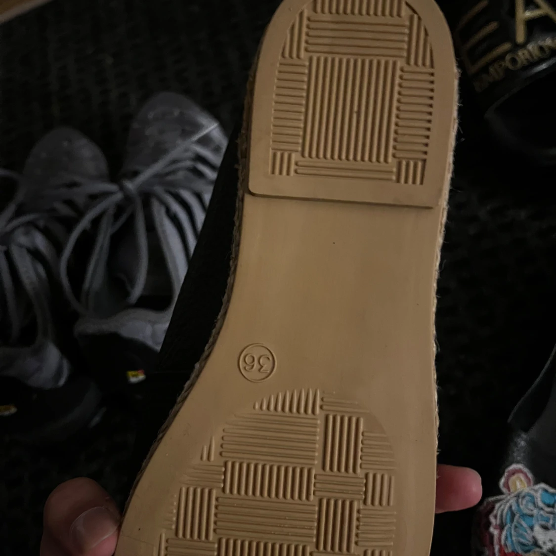 Svarta Kenzo loafers med broderad tiger - 1