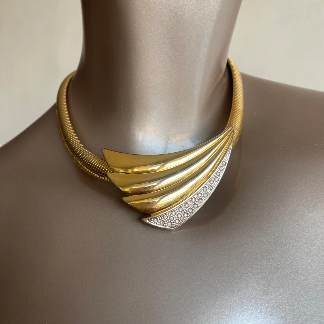 Vintage statement halsband 80’s - 2