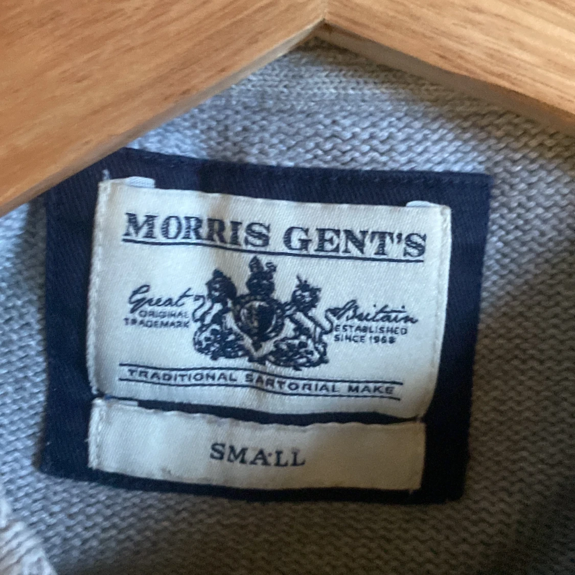 Grå tröja från Morris med tryck - 2