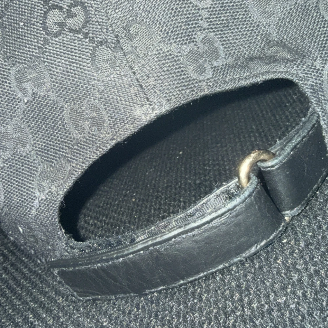 Svart keps från Gucci med monogram - 2