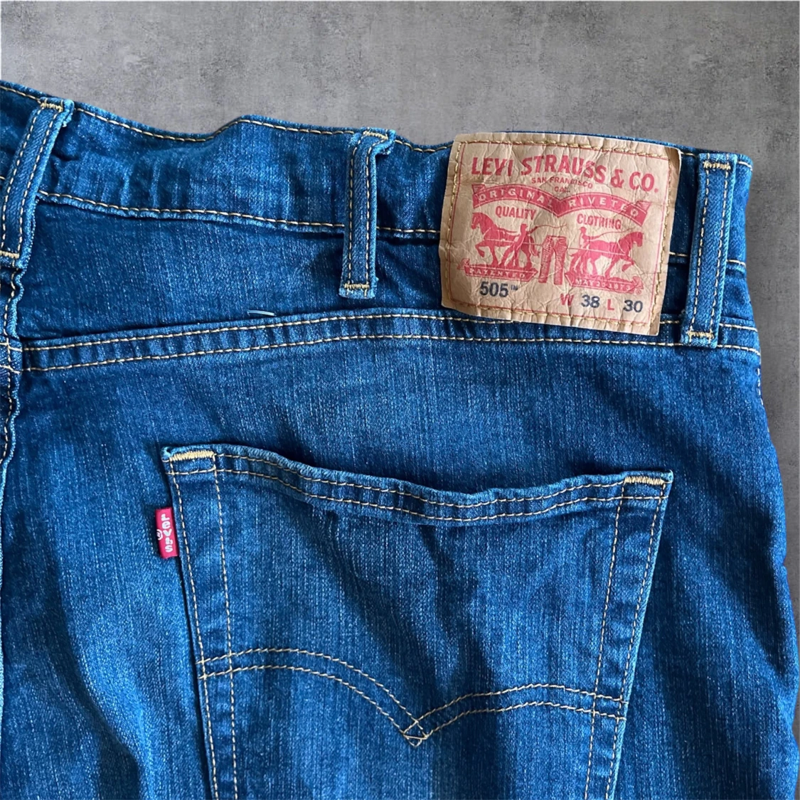 Levi's 505 blå jeans - 3