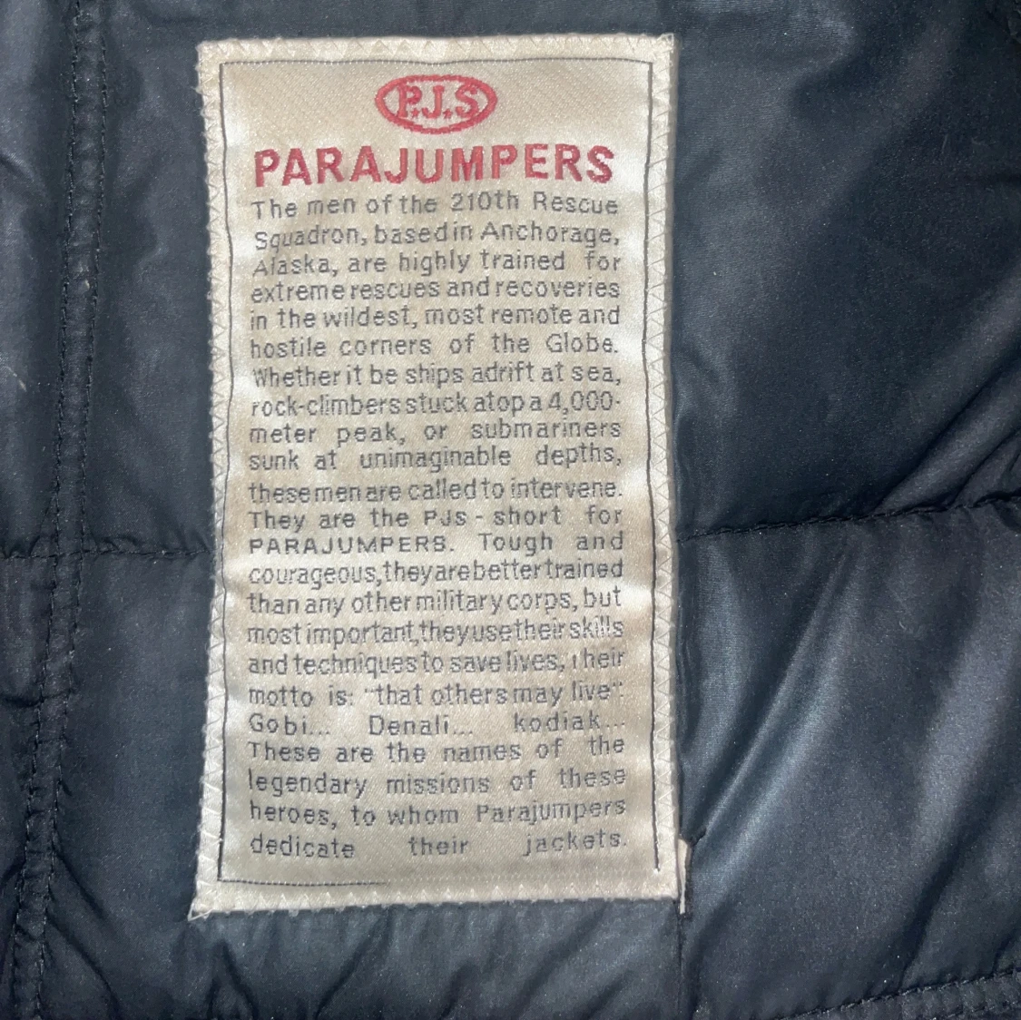 Svart lång dunjacka Parajumpers XS - 2