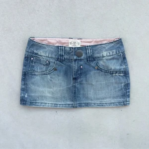 Blå jeanskjol med fickor - Snygg blå jeanskjol🥰