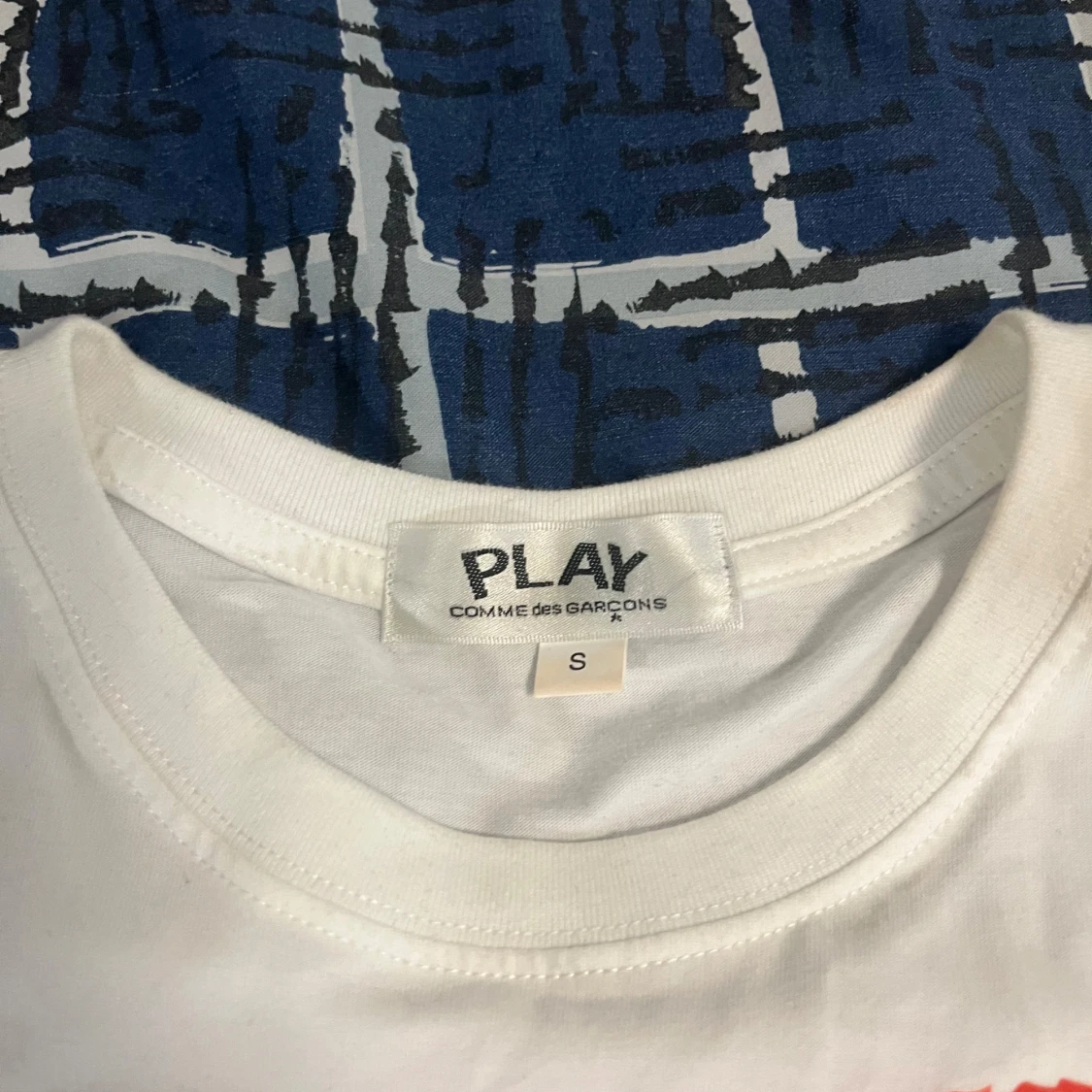 Vit Comme des Garçons Play t-shirt - 3