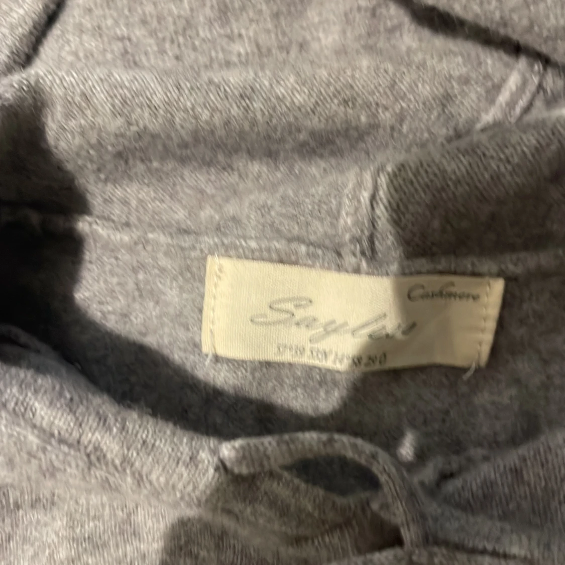 Grå kashmirhoodie från Sayless strl s - 3