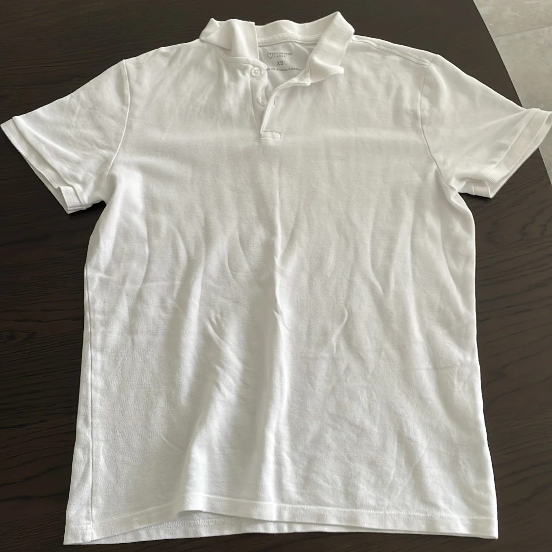 Vit pikétröja från Primark XS