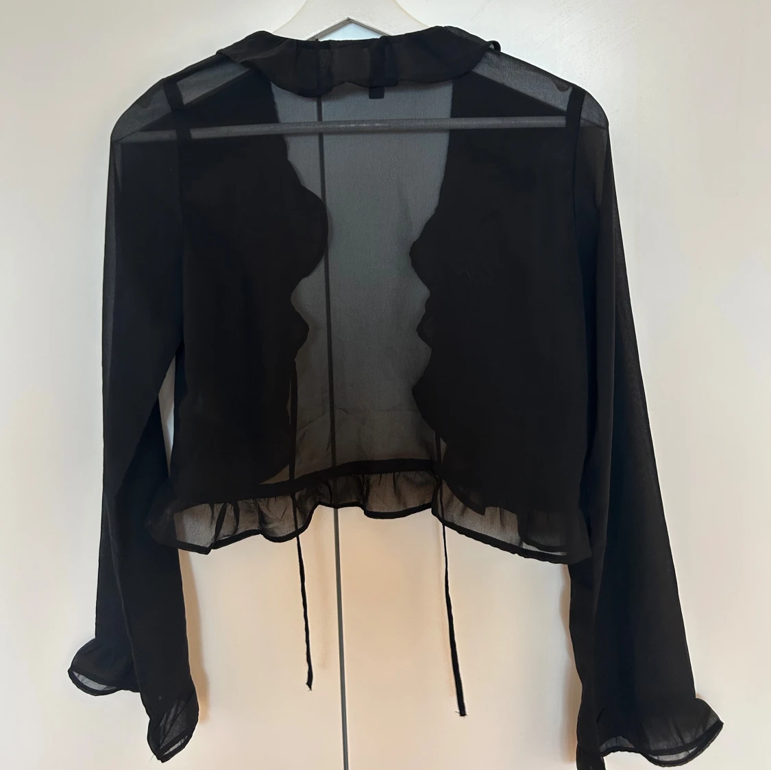Svart transparent topp - 1