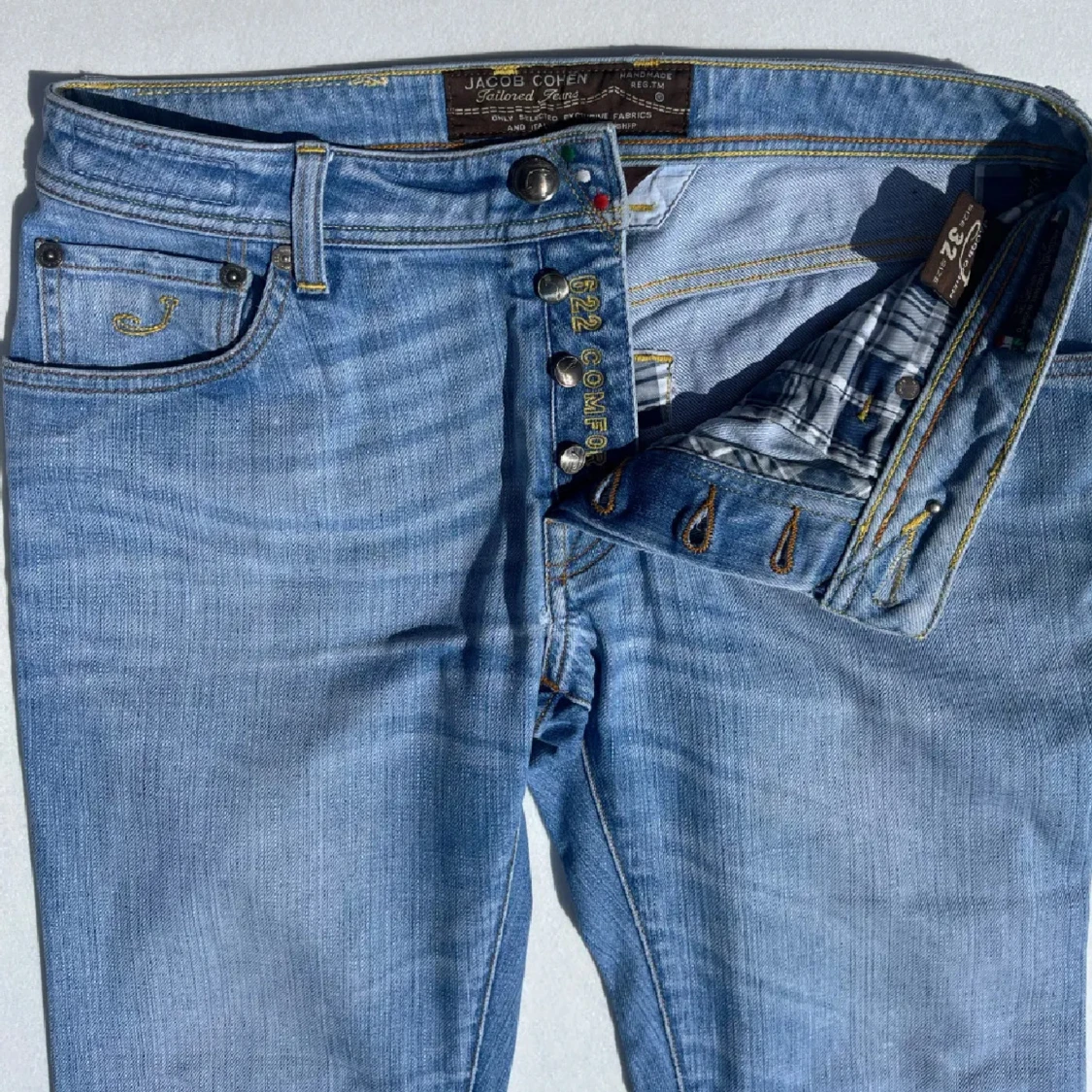 Jacob Cohen ljusblå jeans 622 Comfort - 3