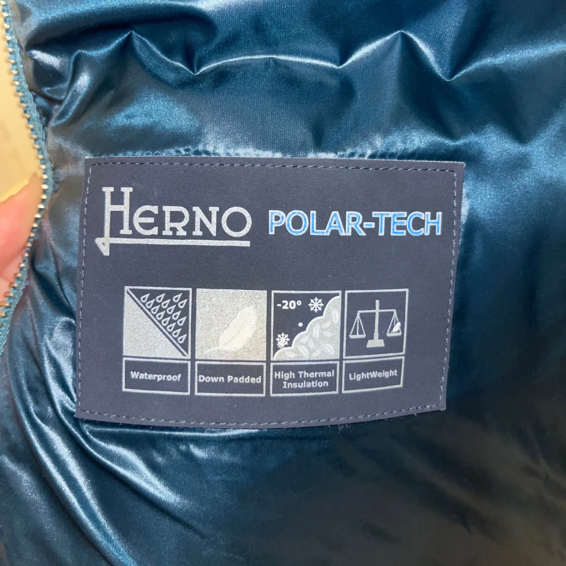 Mörkgrön dunjacka från Herno - 3